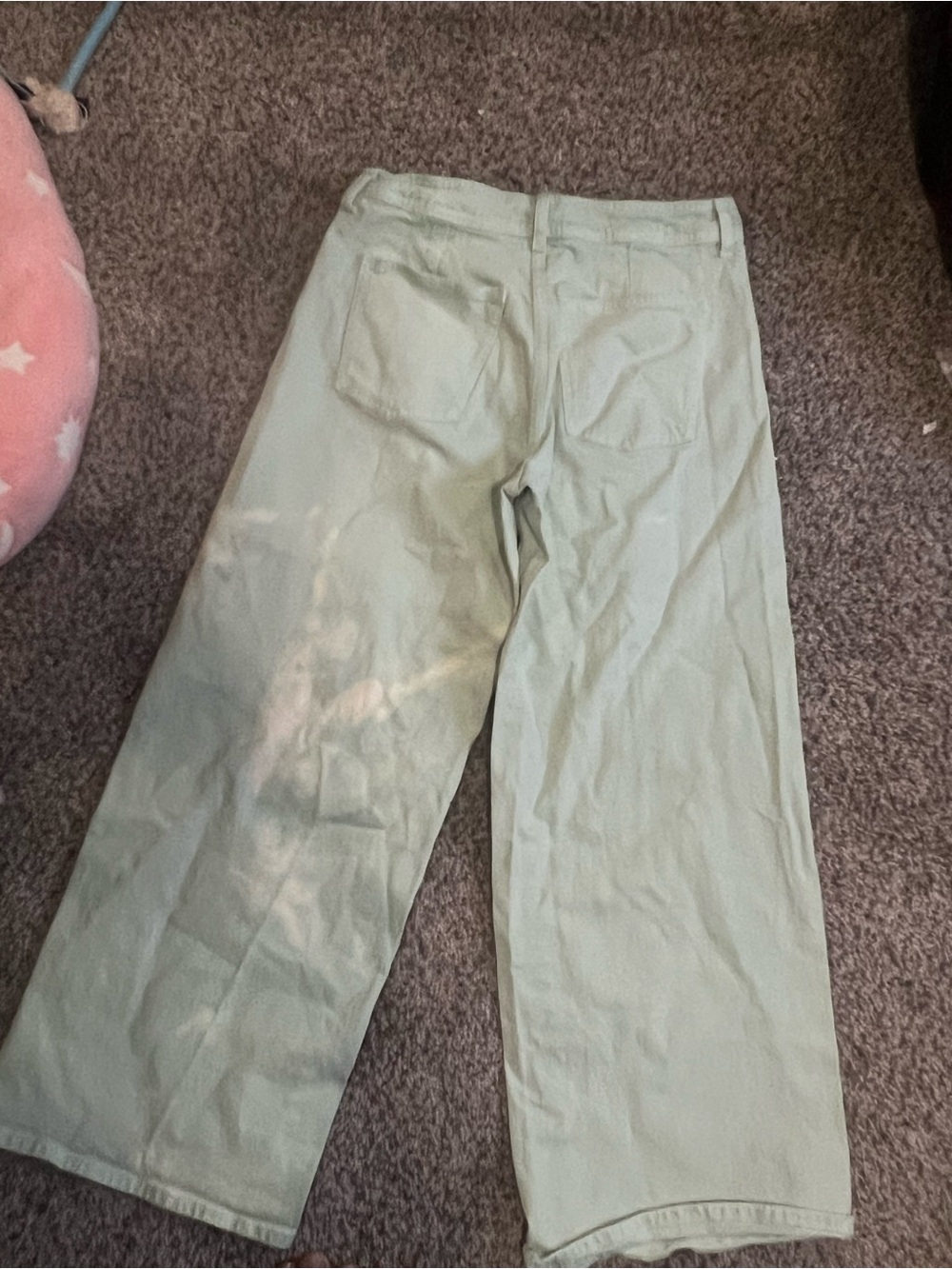 Universal Thread woMen's Relaxed Wide-Leg Jeans in Light Sage